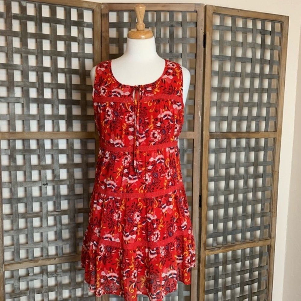 AS U WISH red flirty sundress - Large